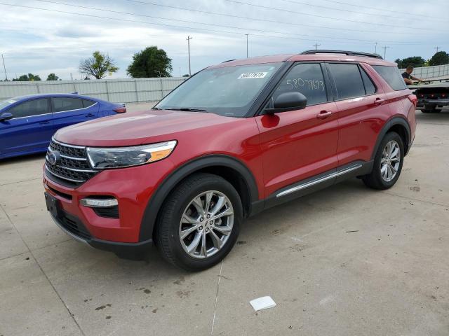 FORD EXPLORER X 2021 with VIN 1FMSK7DH4MGA61453 - Photo from auction