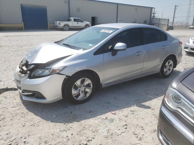 HONDA CIVIC LX 2013 with VIN 19XFB2F55DE025900 - Photo from auction