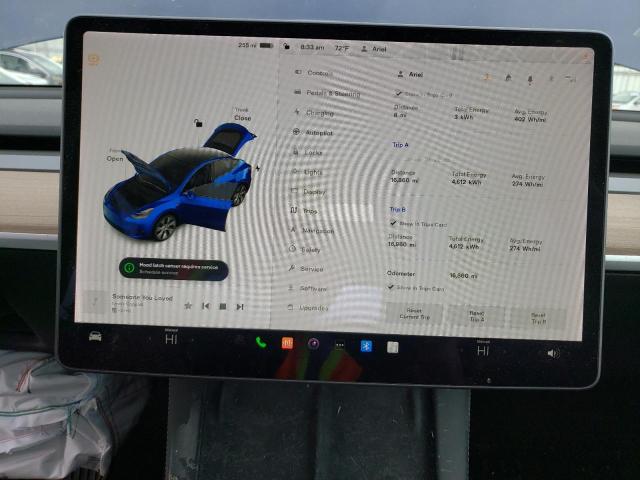 Photo 9 from auction – 2021 TESLA MODEL Y with VIN 5YJYGDEE0MF249836