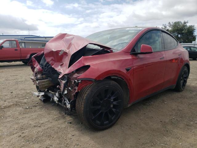 TESLA MODEL Y 2022 with VIN 7SAYGDEE9NF495241 - Photo from auction