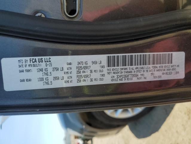 Photo 14 from auction – 2015 DODGE JOURNEY SX with VIN 3C4PDCBG0FT726564