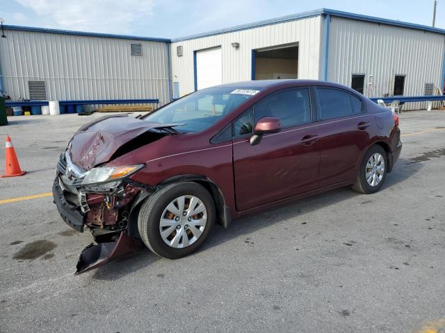 HONDA CIVIC LX 2012 z numerem VIN 2HGFB2F53CH504692 - Zdjęcie z aukcji