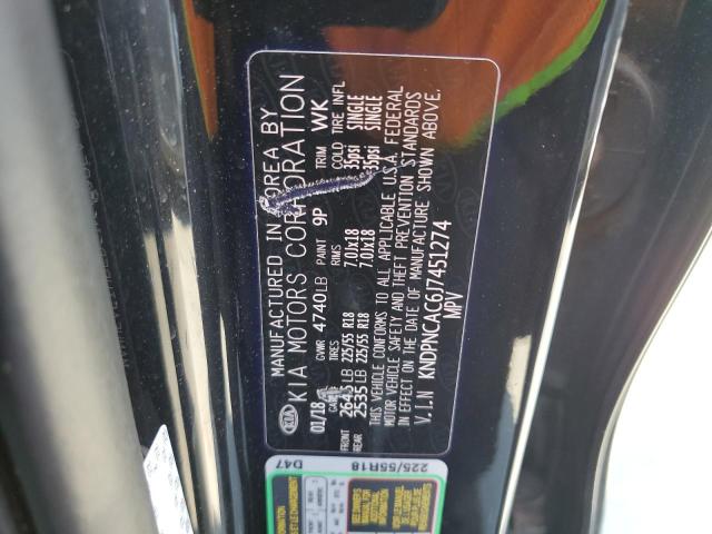 Photo 14 from auction – 2018 KIA SPORTAGE E with VIN KNDPNCAC6J7451274