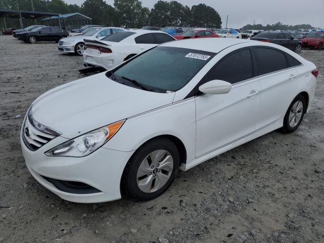 HYUNDAI SONATA GLS 2014 with VIN 5NPEB4AC7EH817346 - Photo from auction