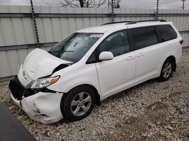 TOYOTA SIENNA LE 2017 with VIN 5TDKZ3DC3HS874159 - Photo from auction