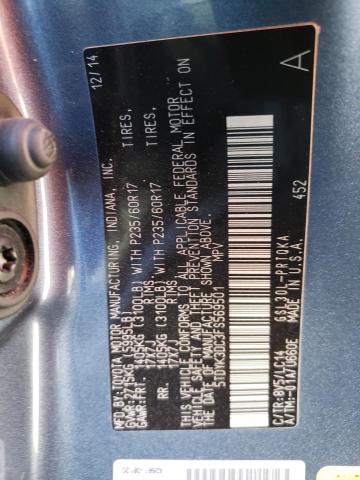 Photo 14 from auction – 2015 TOYOTA SIENNA XLE with VIN 5TDYK3DC3FS569501