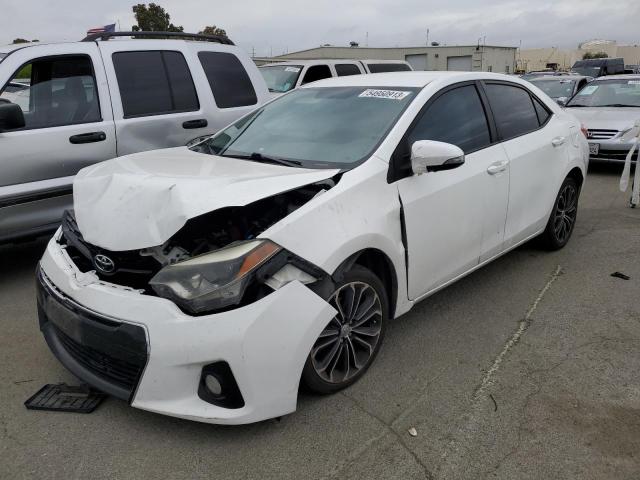 TOYOTA COROLLA L 2015 with VIN 5YFBURHE6FP183789 - Photo from auction