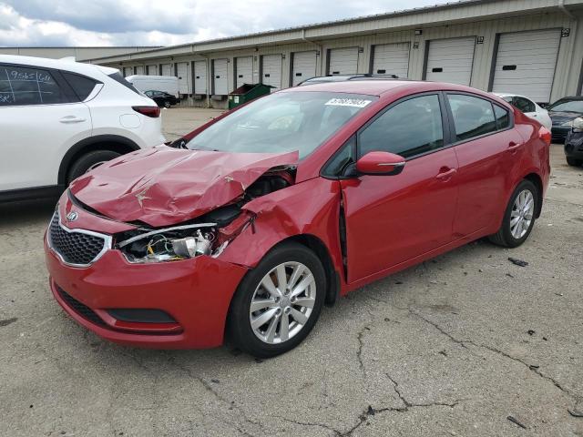 KIA FORTE LX 2014 with VIN KNAFX4A6XE5137440 - Photo from auction