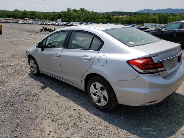 Photo 2 from auction – 2013 HONDA CIVIC LX with VIN 19XFB2F54DE230608