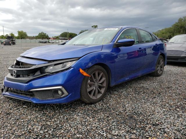 HONDA CIVIC EX 2021 with VIN 19XFC1F30ME010355 - Photo from auction