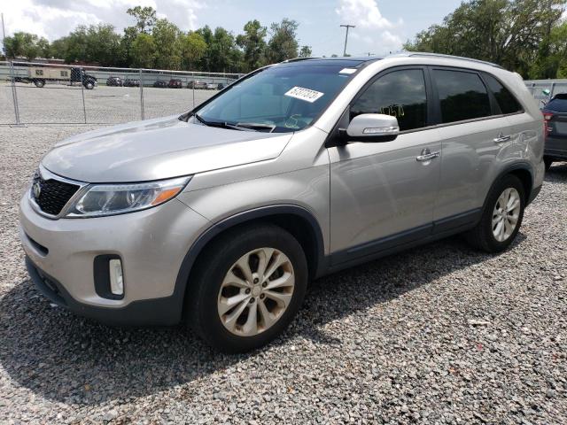 KIA SORENTO EX 2015 with VIN 5XYKU4A73FG584865 - Photo from auction
