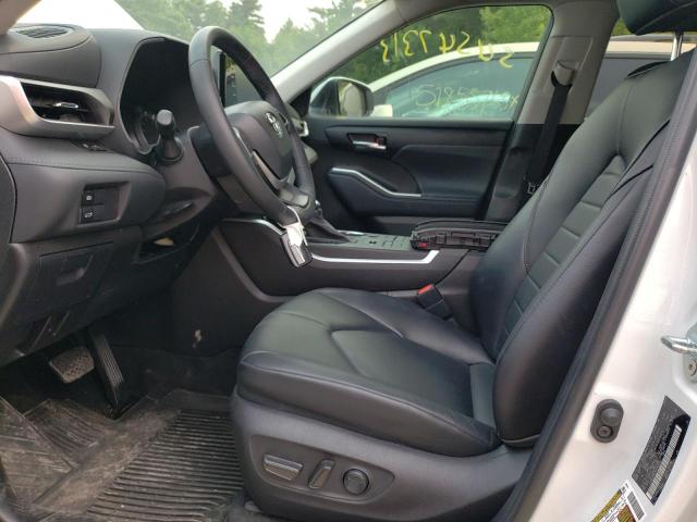Photo 7 from auction – 2022 TOYOTA HIGHLANDER with VIN 5TDHZRBH1NS205959