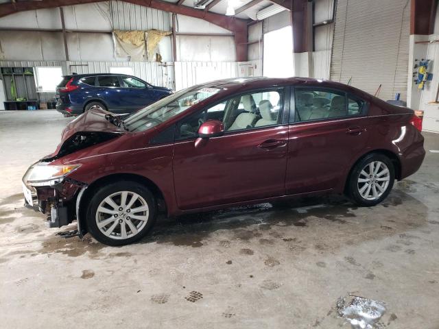 HONDA CIVIC EX 2012 with VIN 19XFB2F81CE072768 - Photo from auction