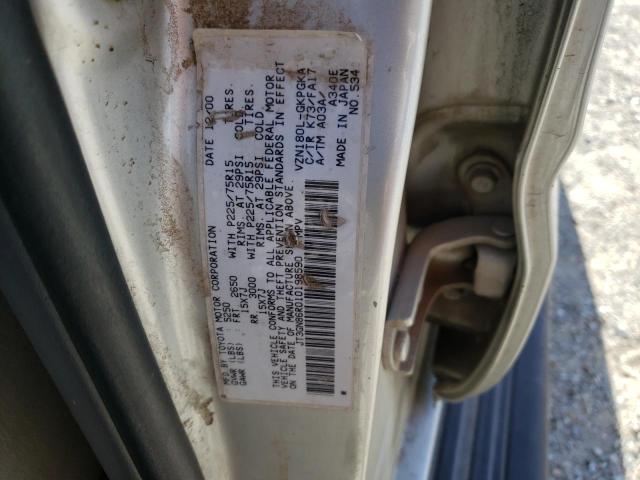 Photo 14 from auction – 2001 TOYOTA 4RUNNER SR with VIN JT3GN86R010198590