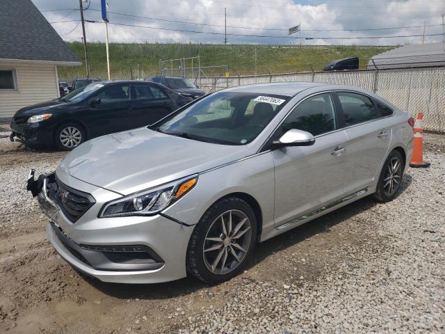 HYUNDAI SONATA SPO 2015 with VIN 5NPE34AB1FH073409 - Photo from auction