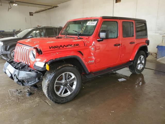 JEEP WRANGLER U 2020 with VIN 1C4HJXEN3LW172425 - Photo from auction