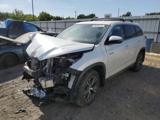 TOYOTA HIGHLANDER 2019 with VIN 5TDBGRFH1KS053182 - Photo from auction