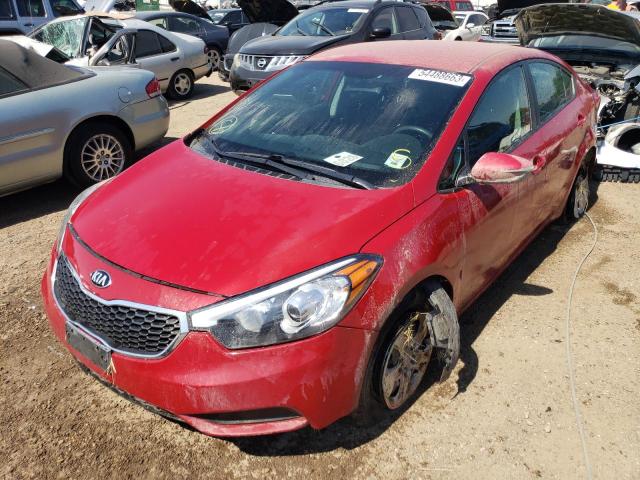 KIA FORTE LX 2015 with VIN KNAFX4A65F5270155 - Photo from auction