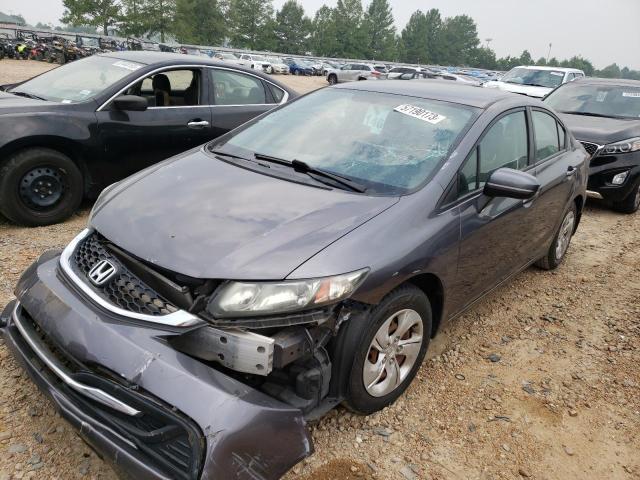 HONDA CIVIC LX 2014 with VIN 2HGFB2F57EH544440 - Photo from auction
