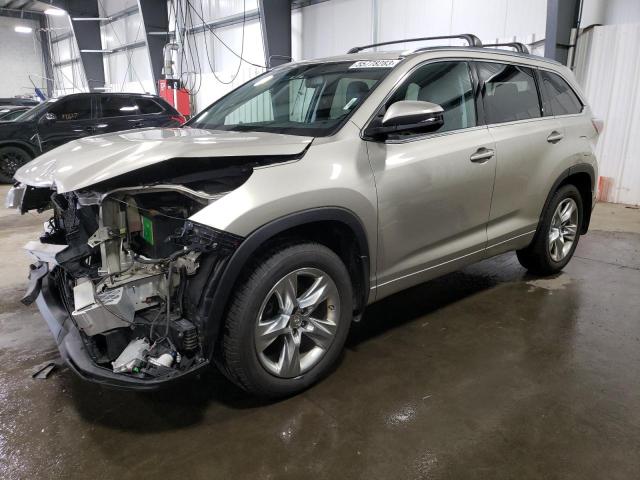 TOYOTA HIGHLANDER 2015 с VIN 5TDDKRFH8FS115982 - Фото с аукциона