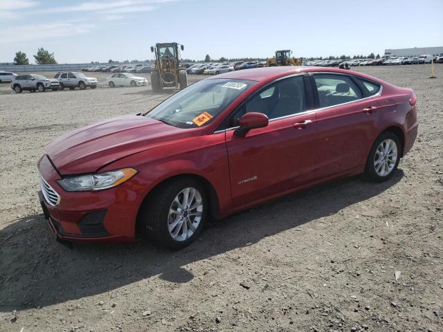 FORD FUSION SE 2019 with VIN 3FA6P0LU4KR207794 - Photo from auction