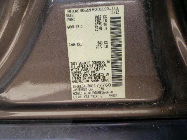 Photo 14 from auction – 2013 NISSAN ALTIMA 3.5 with VIN 1N4BL3AP8DC177760