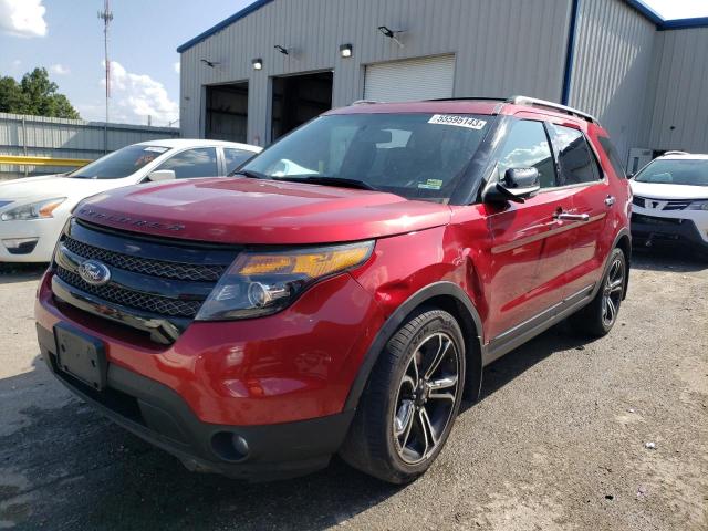 FORD EXPLORER S 2014 with VIN 1FM5K8GTXEGA32608 - Photo from auction