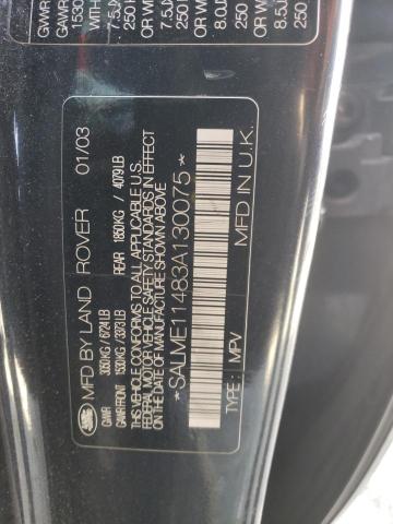 Photo 14 from auction – 2003 LAND ROVER RANGE ROVE with VIN SALME11483A130075