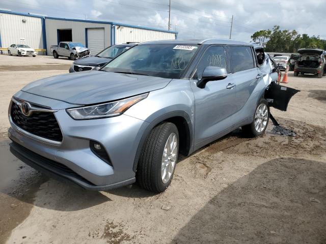 TOYOTA HIGHLANDER 2021 with VIN 5TDYZRAH4MS046788 - Photo from auction