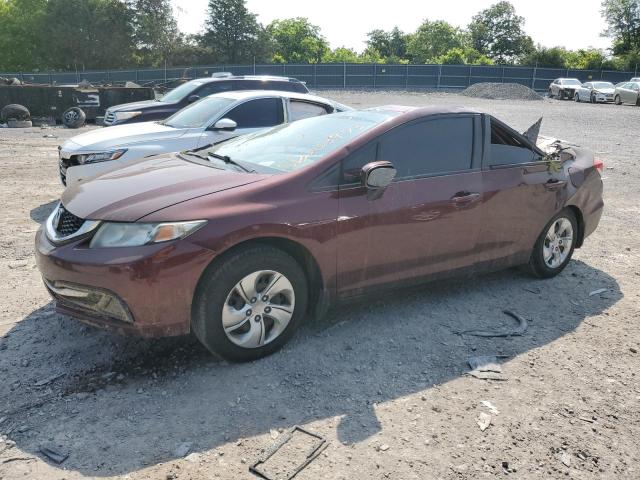Photo 1 from auction – 2015 HONDA CIVIC LX with VIN 19XFB2F59FE013817