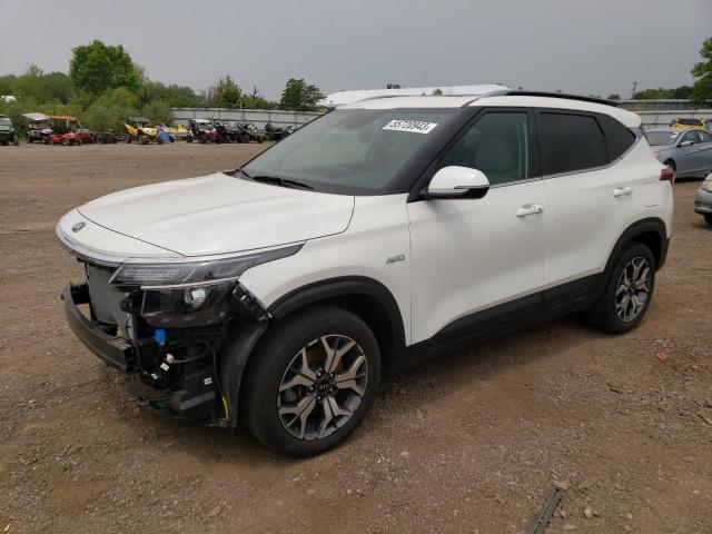KIA SELTOS EX 2021 with VIN KNDERCAA1M7080586 - Photo from auction