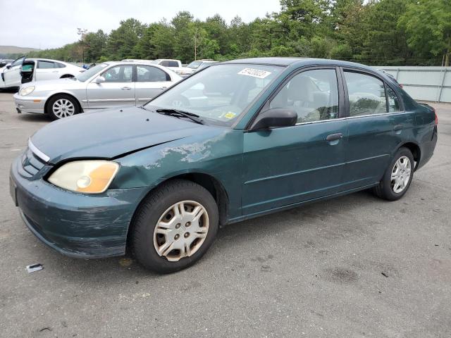 HONDA CIVIC LX 2001 with VIN 2HGES165X1H567775 - Photo from auction