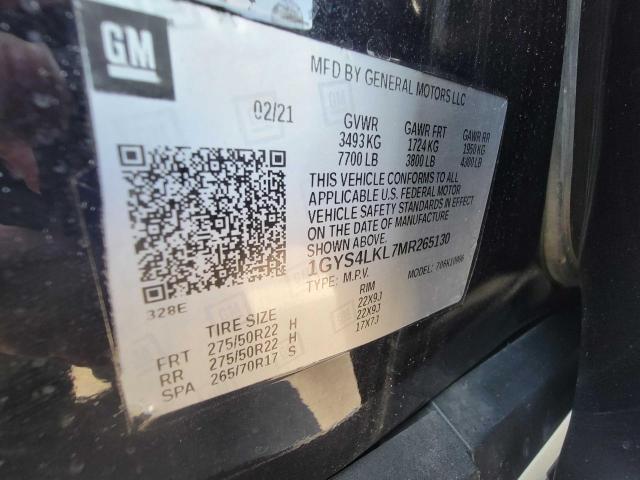 Photo 10 from auction – 2021 CADILLAC ESCALADE E with VIN 1GYS4LKL7MR265130