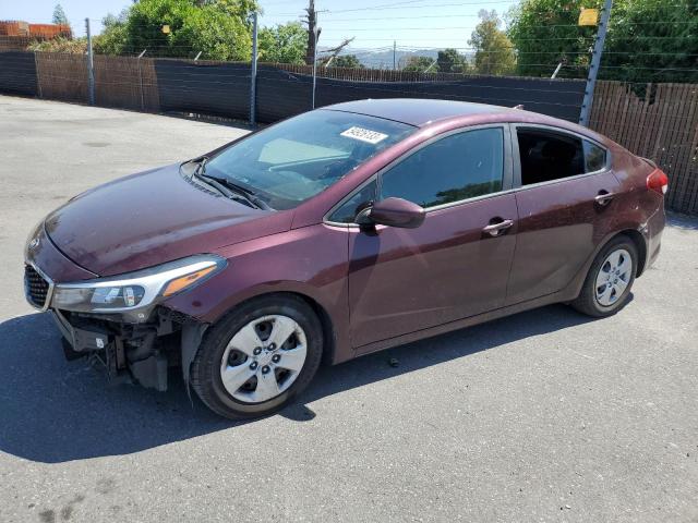 KIA FORTE LX 2017 with VIN 3KPFK4A79HE017342 - Photo from auction