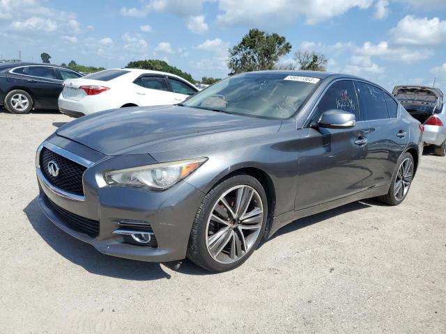 INFINITI Q50 BASE 2014 with VIN JN1BV7AR3EM703966 - Photo from auction