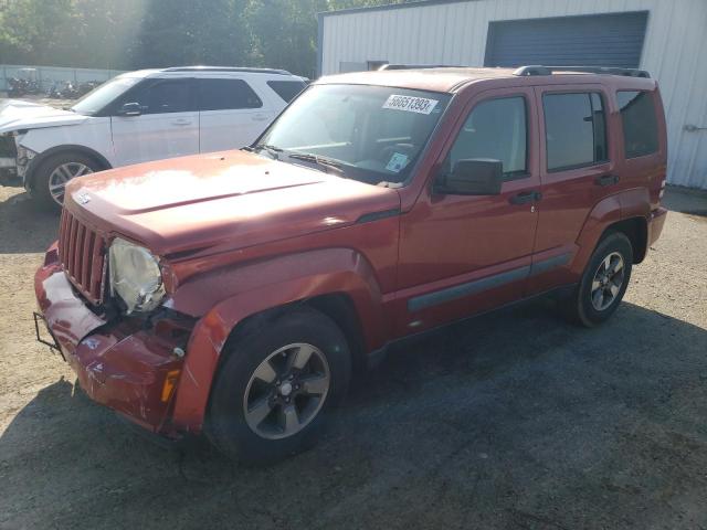 JEEP LIBERTY 2008 with VIN 1J8GP28K18W156349 - Photo from auction