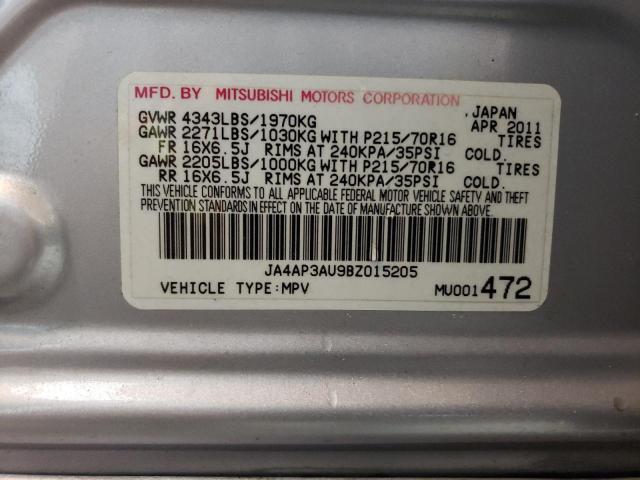 Photo 14 from auction – 2011 MITSUBISHI OUTLANDER with VIN JA4AP3AU9BZ015205