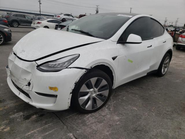 TESLA MODEL Y 2021 with VIN 5YJYGDEE3MF302416 - Photo from auction