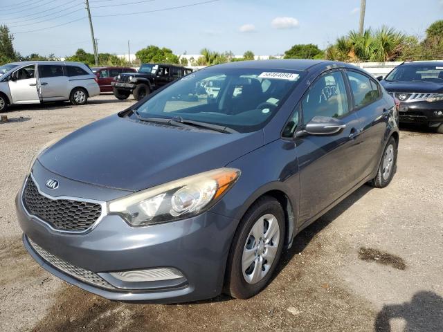 KIA FORTE LX 2015 with VIN KNAFX4A68F5321812 - Photo from auction