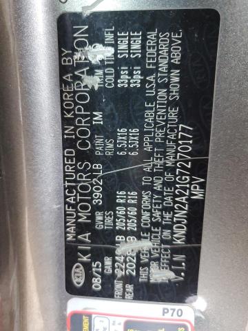 Photo 14 from auction – 2016 KIA SOUL with VIN KNDJN2A21G7270177