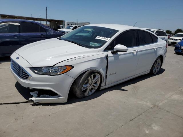 FORD FUSION SE 2018 with VIN 3FA6P0LU7JR173493 - Photo from auction
