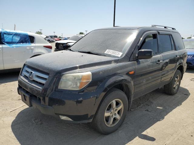 HONDA PILOT EX 2006 with VIN 2HKYF18696H550096 - Photo from auction