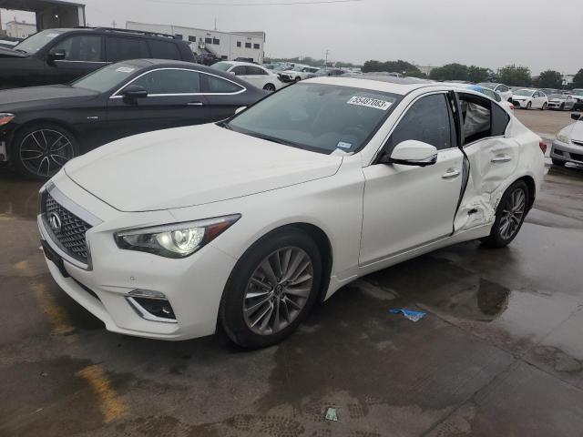 INFINITI Q50 LUXE 2023 with VIN JN1EV7BP4PM511159 - Photo from auction