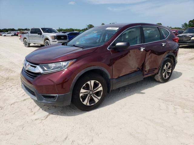 HONDA CR-V LX 2017 with VIN 7FARW5H37HE008146 - Photo from auction