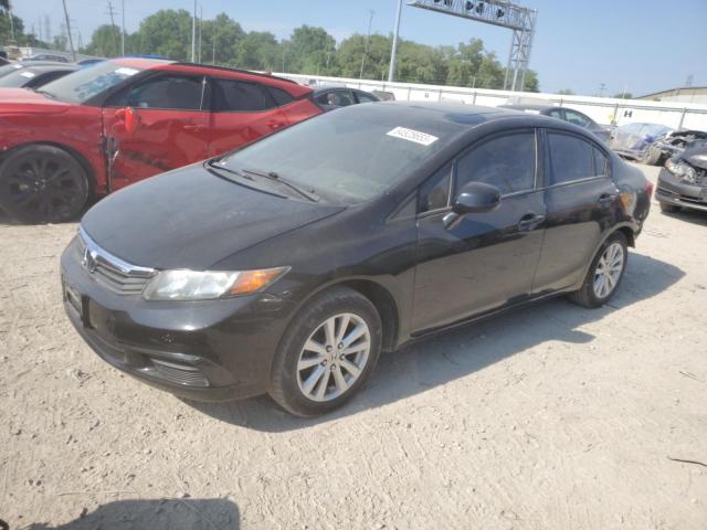 HONDA CIVIC EX 2012 with VIN 19XFB2F89CE377869 - Photo from auction