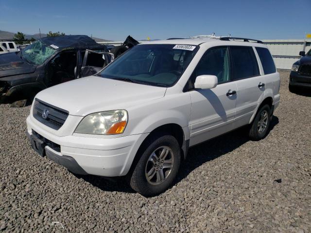 HONDA PILOT EXL 2004 with VIN 2HKYF18584H546089 - Photo from auction