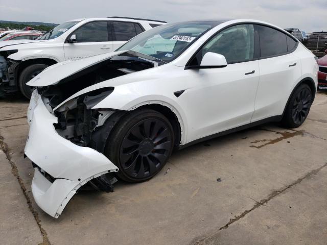 TESLA MODEL Y 2021 с VIN 5YJYGDEF4MF267149 - Снимка от търг