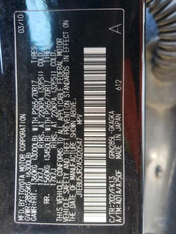 صورة رقم 14 من المزاد - 2010 TOYOTA 4RUNNER SR مع VIN JTEBU5JR2A5020547