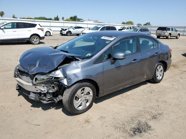 HONDA CIVIC LX 2013 with VIN 19XFB2F51DE212101 - Photo from auction