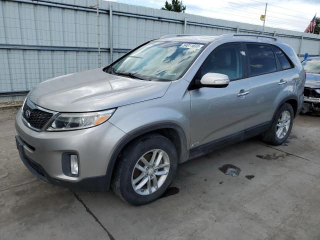 KIA SORENTO LX 2014 with VIN 5XYKTCA63EG523535 - Photo from auction